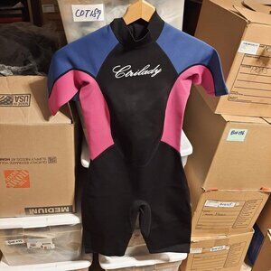 NWE ! Ctrilady Wetsuit Shorty WMN Diving Zipper UVProtection FullBody Swimwear S